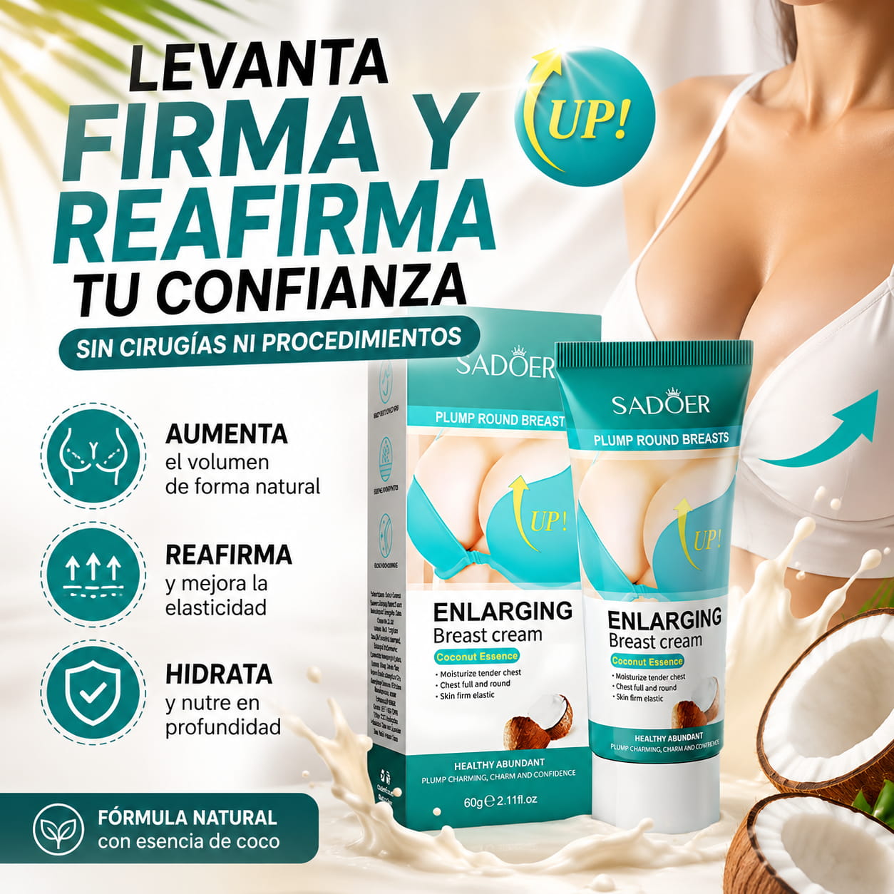 Crema De Aumento De Busto Agrandador