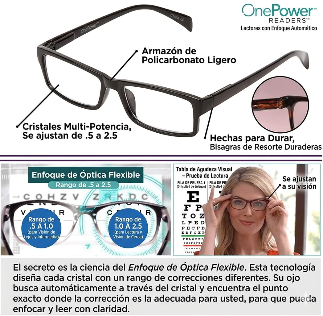 Lentes OnePower Reader!
