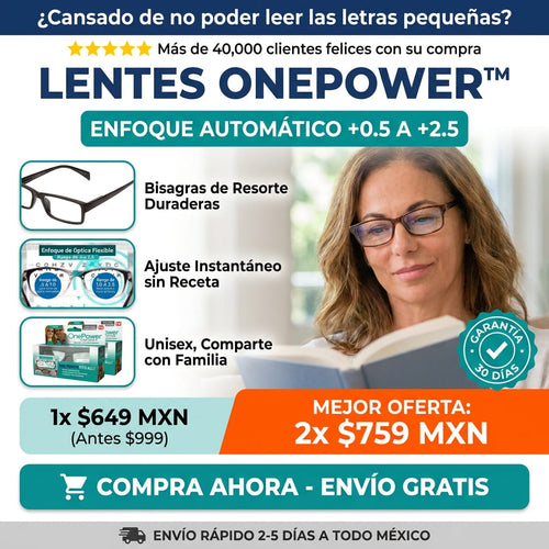 Lentes OnePower Reader!