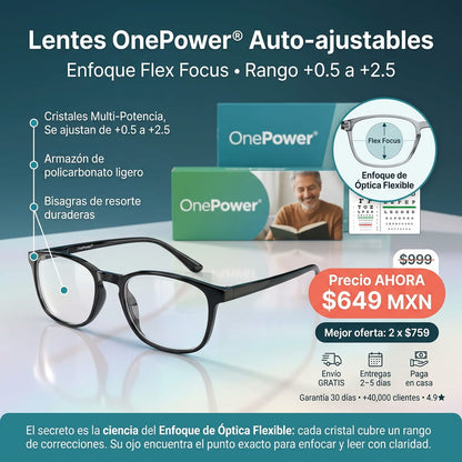 Lentes OnePower Reader!